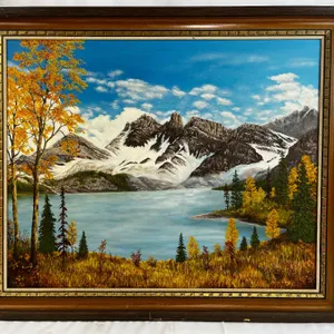 Mountain Painting by Anne Long