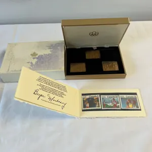 1976 Montreal Olympics Bronze Stamp Collector Set