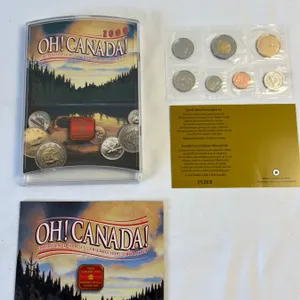Canadian Uncirculated Coin Set: 2000 & 2005