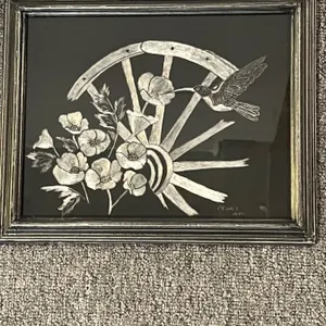 Framed Metal Art