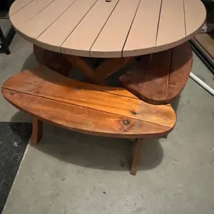Outdoor Table and Benches