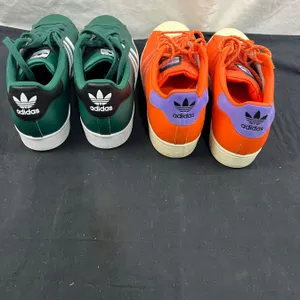 2 Pairs Men's Adidas Superstar Running Shoes