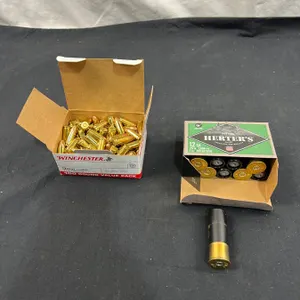 1 Box Winchester 9mm Luger Cartridges & 1 Box Heaters 12 Gauge Slugs