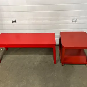 Ikea Bench & Side Table