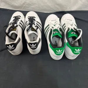 2 Pairs Men's Adidas Superstar Running Shoes