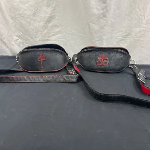 2 Leather Waist Packs