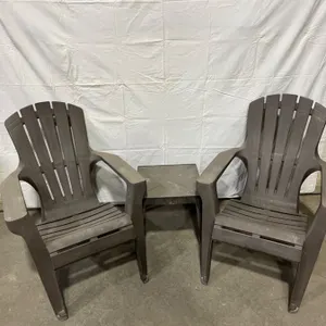 Andirondack Chairs and Table