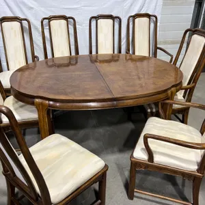 Table and 8 Chairs