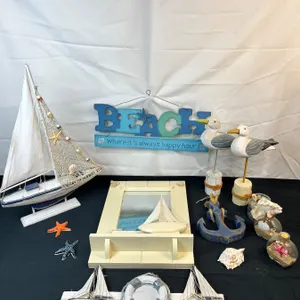 Assorted Beach Home Decor