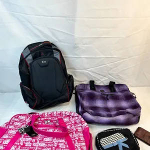 Assortment of Gym Bags and Organizers