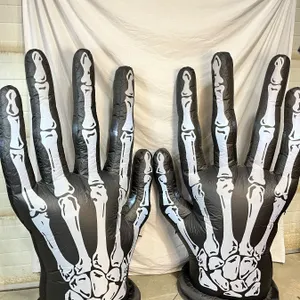 Pair of Halloween Inflatable Skeleton Hands
