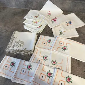 Embroidered linen