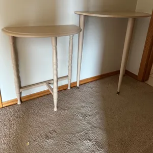 Half moon tables