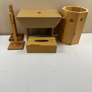 Wood Bathroom Lot