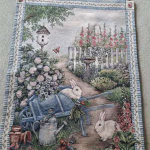 Tapestry Like Wall Hanging "Garden Variety"