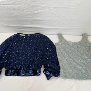 St. Martin Sequinned Ladies Shirt & Sequinned Tank Top