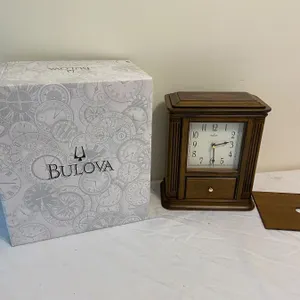 New Bulova Jewelry Box Clock