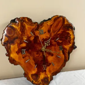 Live Edge Wood Clock