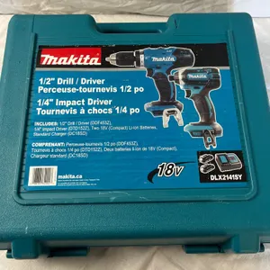 Makita 1/2" Drill/Driver and 1/4" Impact Driver Set