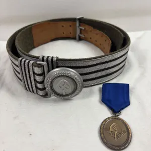 Third Reich Belt & Pin