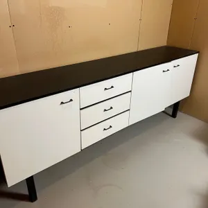 Black & White Storage Cabinet