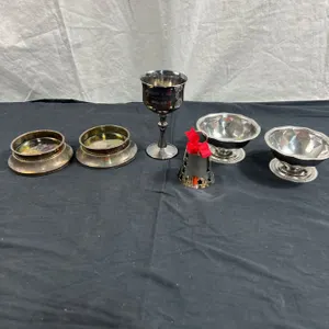 Assorted Silver Coloured & Silver Plated Items