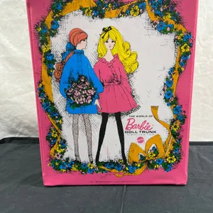 Barbie Doll Trunk With Contents