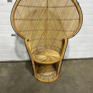 Vintage Rattan Peacock Chair
