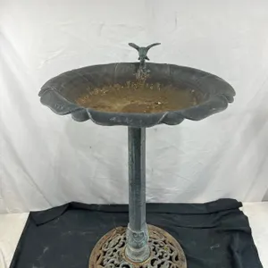 Metal Bird Bath