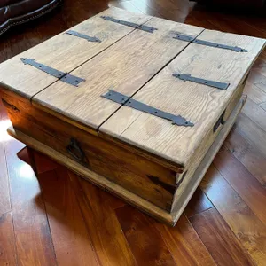 Wooden Coffee Table Trunk