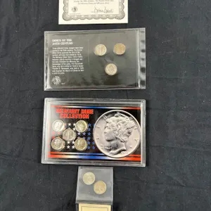 The Morgan Mint Dimes of the 20th Century, US Minted Mercury Dime Collection & 2-2000 Roosevelt Dime