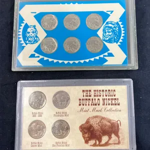 2 US Sets Buffalo Nickels