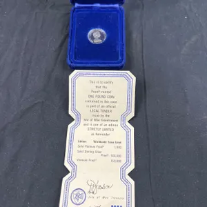 Pobjoy Mint Ltd. Proof 4 Minted One Pound Coin Isle of Man