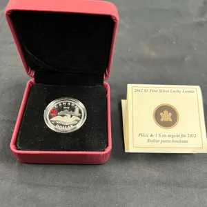 2012 Fine Silver Lucky loonie