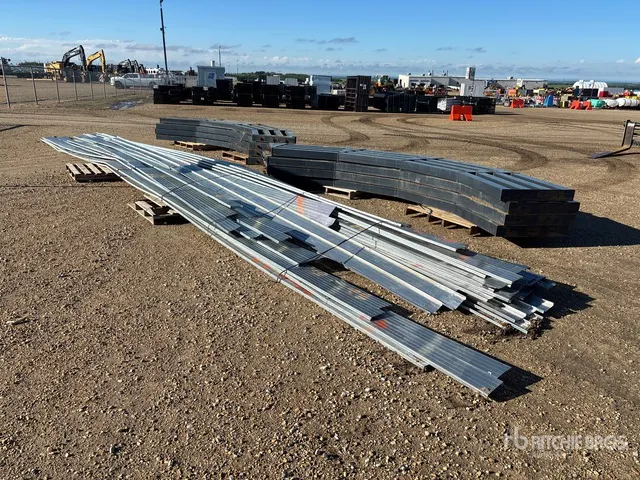 Quantity of (8) Grain Bin Triple Skids
