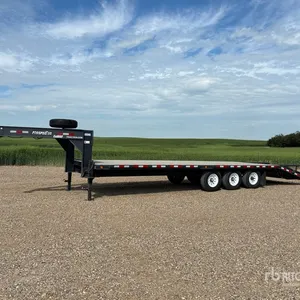 2011 Trailtech 30 ft Tri/A Gooseneck Flatbed Trailer