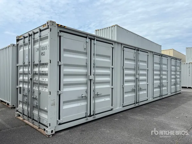 2026 40 ft High Cube Multi-Door Storage Container