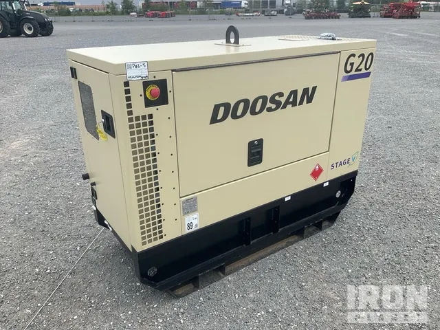 2023 Doosan G20 19 kVA Generator Set (Unused)