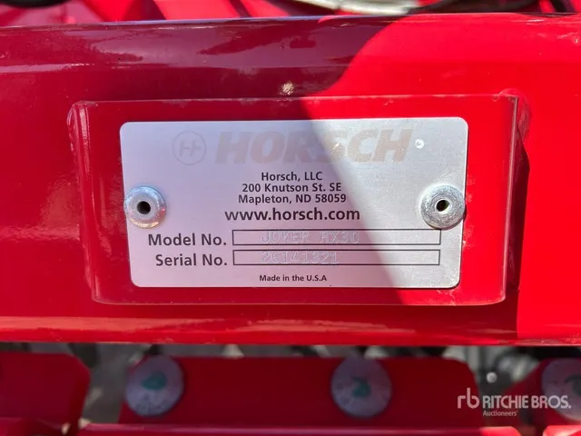 2026 Horsch Joker RX30 Vertical Disc