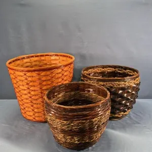 (3) WICKER BASKETS