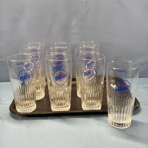 (10) LABATT BLUE LIGHT BEER GLASSES