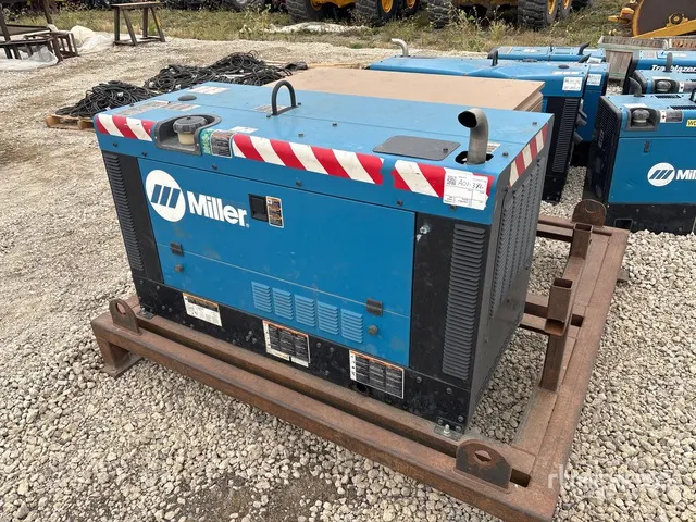 2024 Miller Big Blue 400 Pro 300 A Skid-Mounted Multi-Process Engine Driven Welder