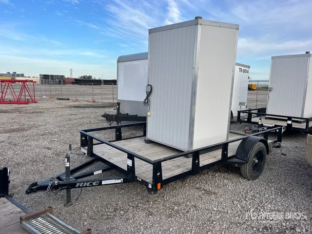 2025 Rice RS7612 12 ft S/A Utility Trailer