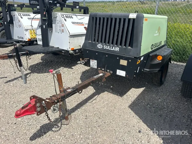 2008 Sullair 185 185 cfm Mobile Air Compressor