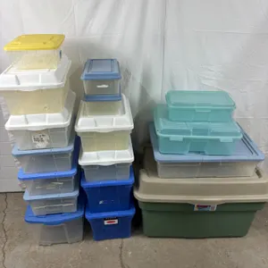 Assortment of Storage Totes