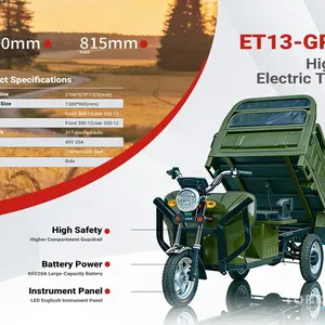 2026 ET13-GREEN Electric Mini Trike (Unused)