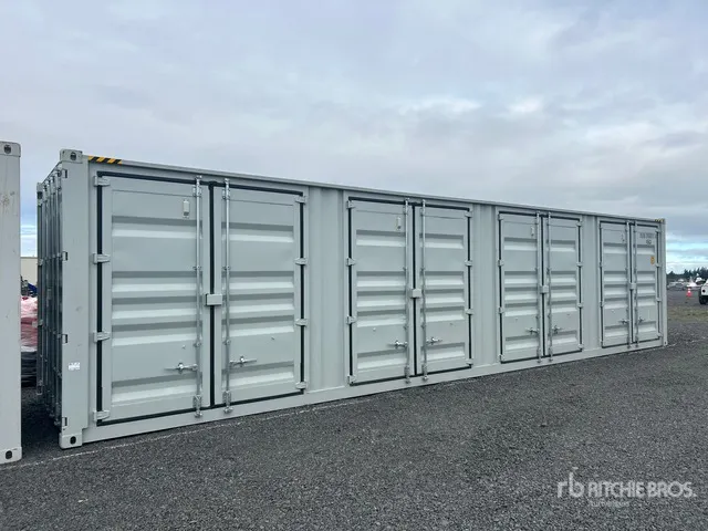2026 40 ft High Cube Multi-Door Storage Container