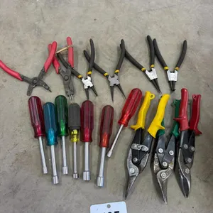 Tin snips, nut drivers, snap ring pliers