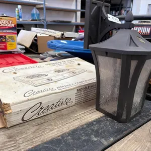Solar light and camper stove