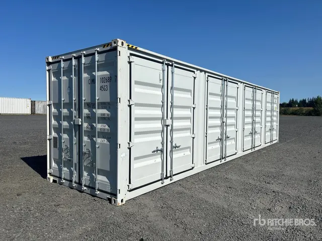 2025 40 ft High Cube Multi-Door Storage Container